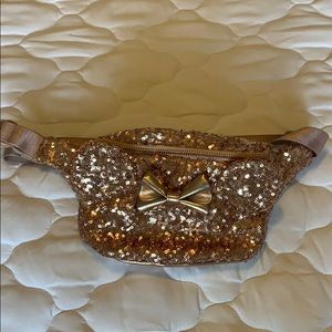 Disney Loungefly rose gold Hip or Fanny pack